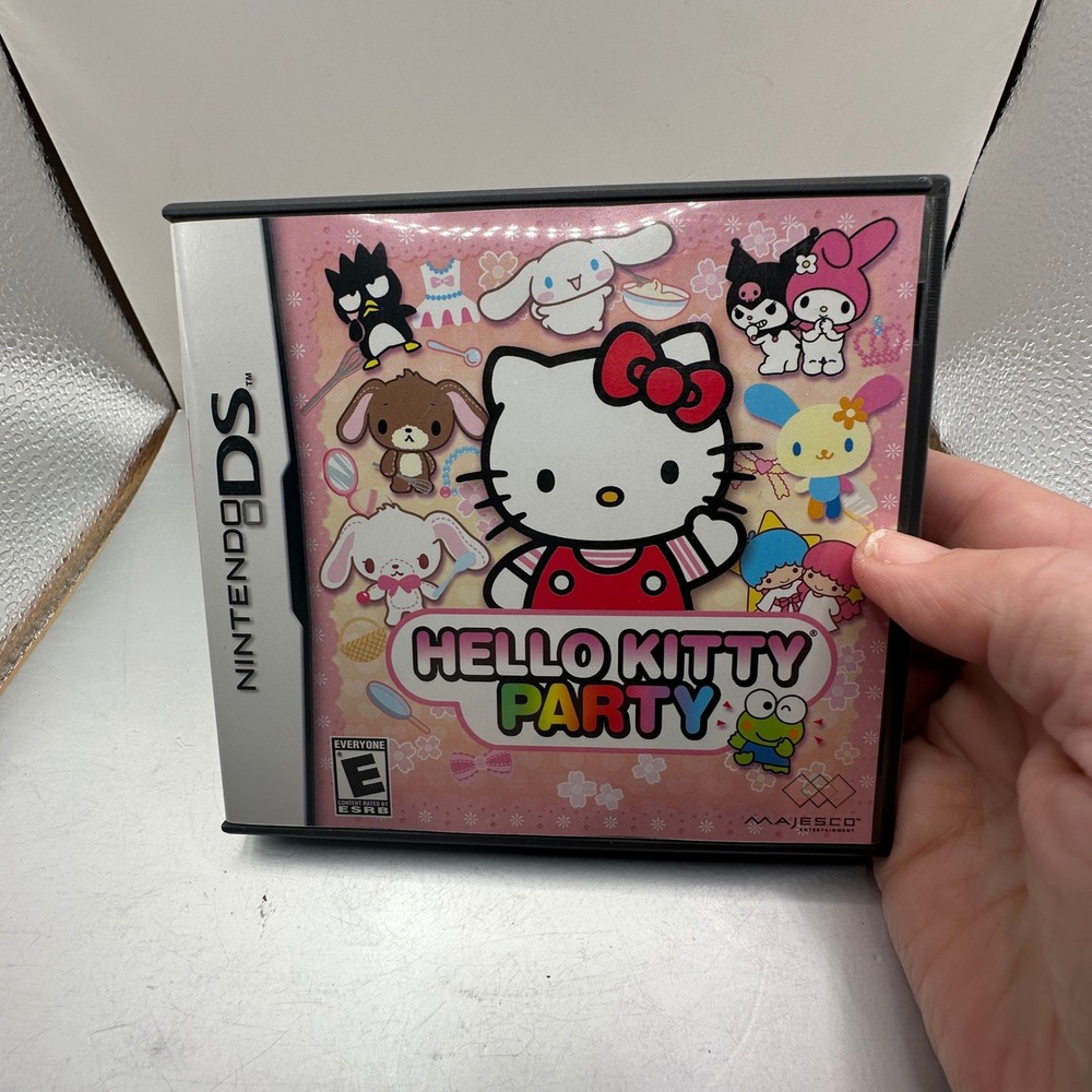 Hello Kitty Party Nintendo DS Game Sanrio Majesco CIB NTR-YW3E-USA
